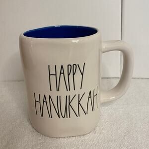 Rae Dunn HAPPY HANUKKAH Mug